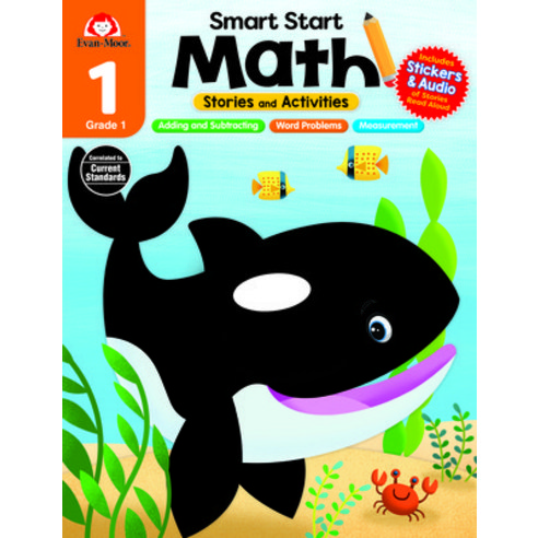 (영문도서) Smart Start: Math: Stories and Activities Grade 1 Paperback, Evan-Moor Educational Publi..., English, 9781645141525