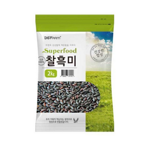 건강한밥상 국산 찰흑미, 2kg, 1개 
쌀/잡곡