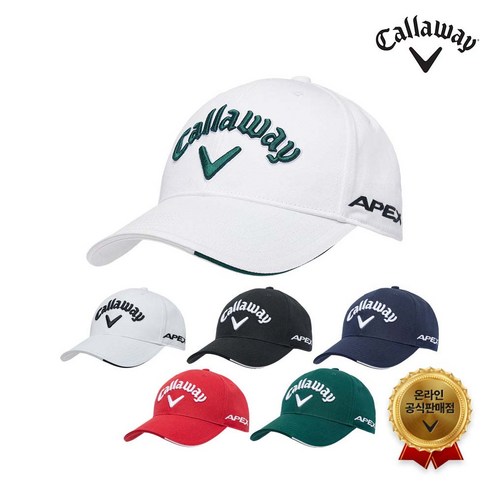 [캘러웨이코리아정품] 23년 신상품 투어 골프모자, 네이비