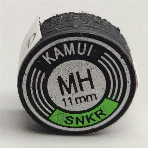 kamui 팁 블랙 일본 클리어 표준 캐롬 풀 큐 팁 스누커 팁 당구 큐 스틱 팁 스누커 앰프 당구 액세서리, 14mm 클리어 팁, 검은색 · 1개의 팁, 14mm 클리어 팁