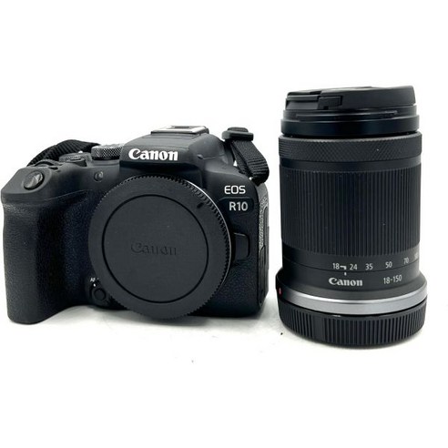 Canon 미러리스 디지털 카메라 미국직구 캐논 EOS R10 RF-S18-150mm F3.5-6.3은 STM 렌즈 키트 블로깅 카메라 24.2MP 4K 비디오 DIGIC, R10 18-150 IS STM Canon