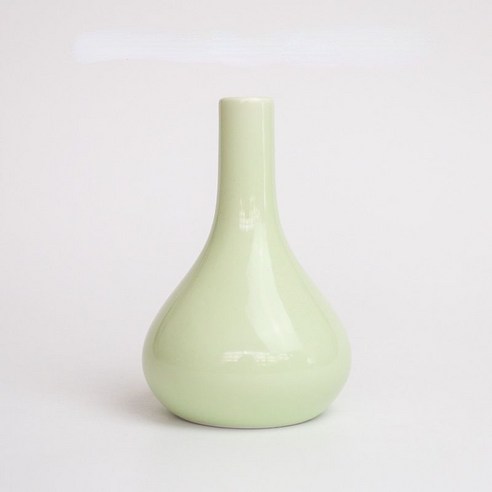 MIRTS 심플 도자기화병, 녹색.