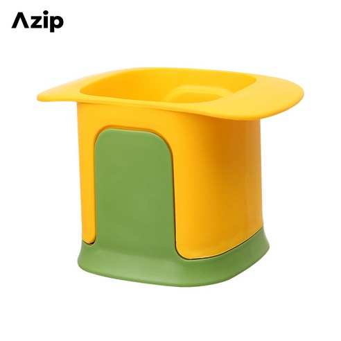 Azip 에이집 다기능 채칼 만능 채썰기 슬라이서 절단기, 1개, 옐로+그린