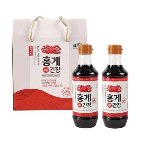 깊은 바다의 풍미를 담은 특별한 선물, 웰크리 구룡포 홍게간장 선물세트