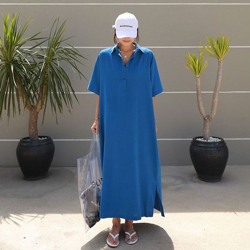 여름을 시원하게! 루즈한 핏으로 여성들의 여름 패션을 최적화하는 빅사이즈 여성 원피스