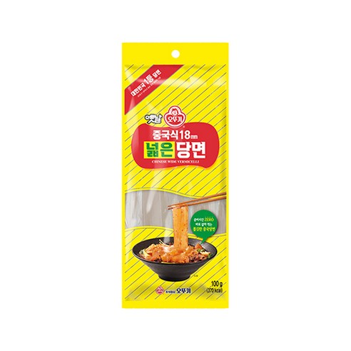 오뚜기 중국식 18mm 넓은당면 300g, 1개