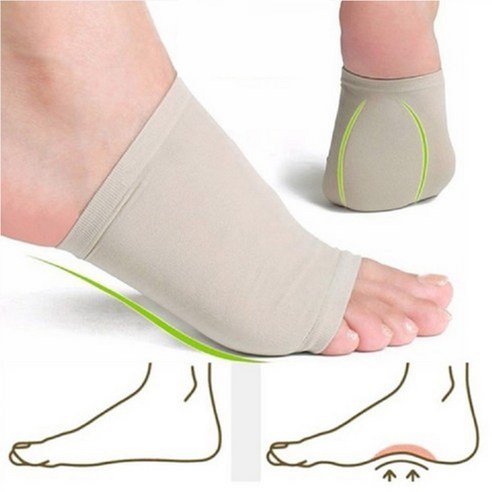 이지풋 실리콘 평발 발 아치 쿠션 족저근막 패드 2p 1set, 1세트