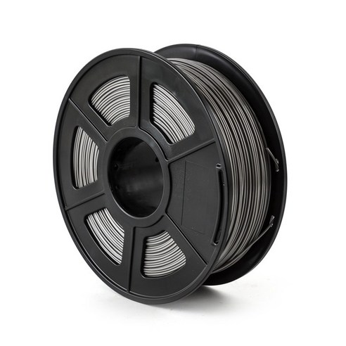 대부분의 FDM 3D 프린터 용 1kg 롤 치수 정밀도 +/- 0.02 mm와 PETG 1.75 mm, 회색, 하나