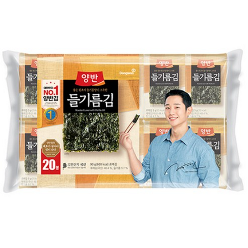 동원 양반 들기름 도시락김, 90g, 1개