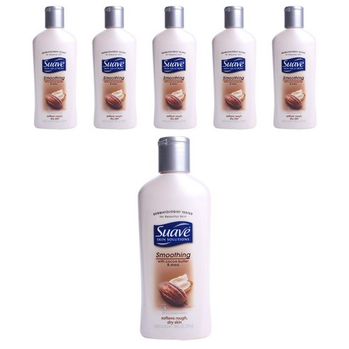 수아브 스킨 솔루션 바디 로션 스무딩, 256ml, 6개