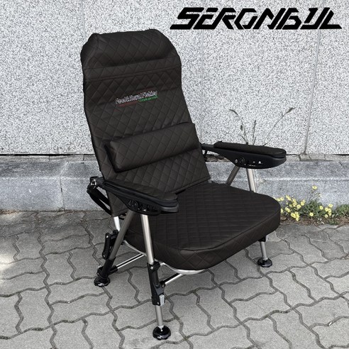 허리 통증 없이 즐기는 편안한 낚시, 새론불 더블 와이드 낚시 의자