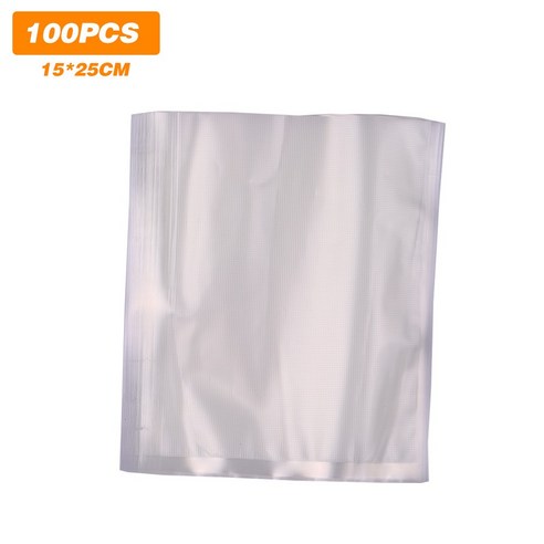 Decdeal 가정용 진공포장기 비닐팩 100pcs, 15*25cm