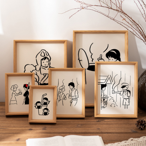 살림에 감성을 더하다: 살림백과 소담 액자로 완성하는 나만의 공간 원목액자