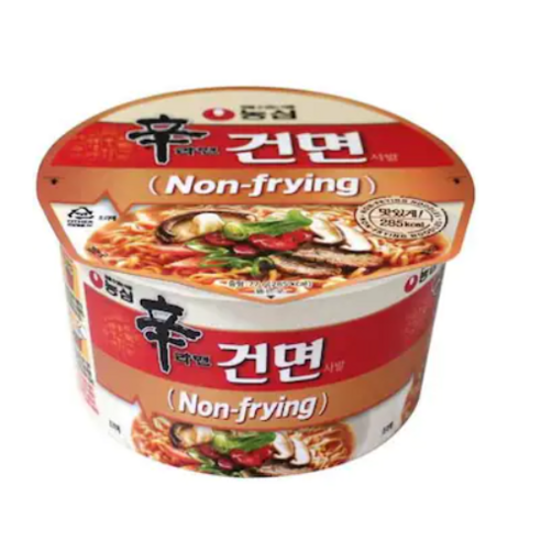 농심 신라면 건면 사발면 77g, 66개