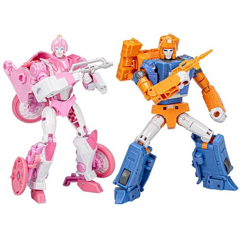 TRANSFORMERS Toys Legacy Evolution War Dawn 2-Pack Deluxe Cybertronian Erial and Dion Toys Action F