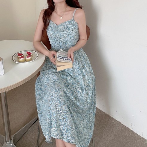 뷔스티에원피스 뷔스티에원피스 미쏘 뷔스티에 롱 원피스 밴딩 나시 뷔스티에 롱 플라워 원피스 여름 민소매