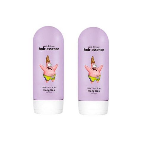 [1+1] 몽디에스 키즈 어린이 초등학생 바르는 간편 트리트먼트 세라 디펜스 헤어에센스 150ml 272528, 2개