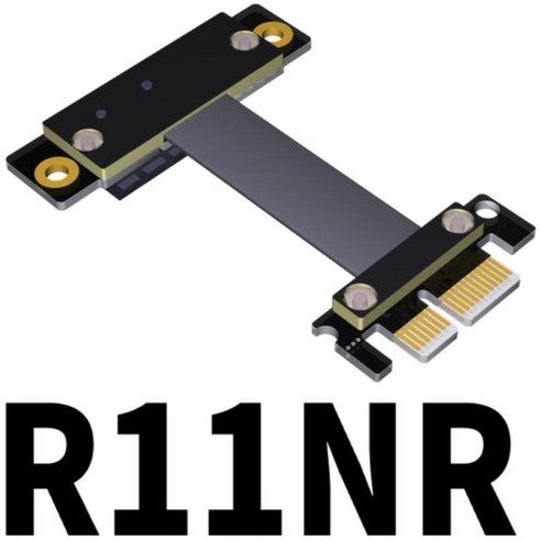 ADT R11SS PCI-E 3.0 X1 퍼 연장 케이블 Male To PCIe 1x 신호 익스텐더 보드 투지 카드, 04 R11NR, 10 0.40m