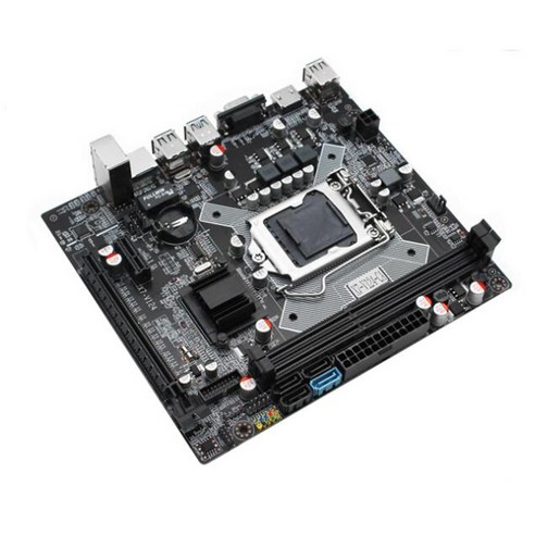 B75 LGA 1155 마더 보드 지원 LGA1155 프로세서 DDR3 M-ATX i3 / i5 / i7 통합 그래픽 메인 보드 X7-V124, 보여진 바와 같이, 하나