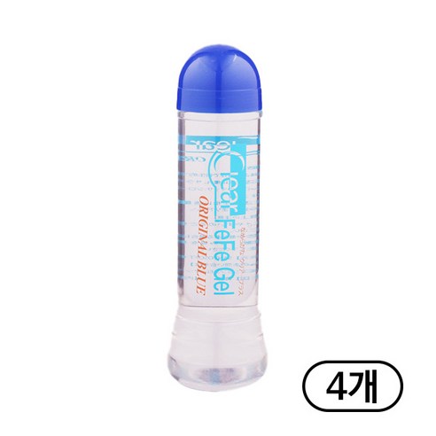 클리어페페 오리지널 블루 바디 마사지 젤 캡용기형, 360ml, 4개