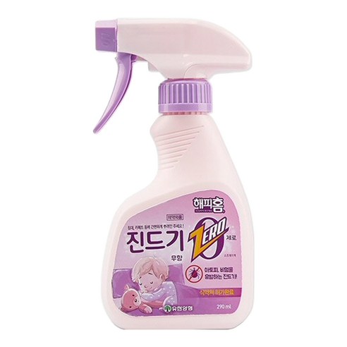 해피홈 진드기 제로 스프레이액 290ml, 1개, 상세페이지 참조