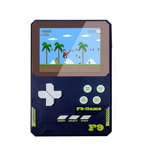 PYHO 레트로게임기 6000mAh 고속충전 보조배터리 내장 500종 고전게임 3.5인치 대화면, 푸른 색(1인)