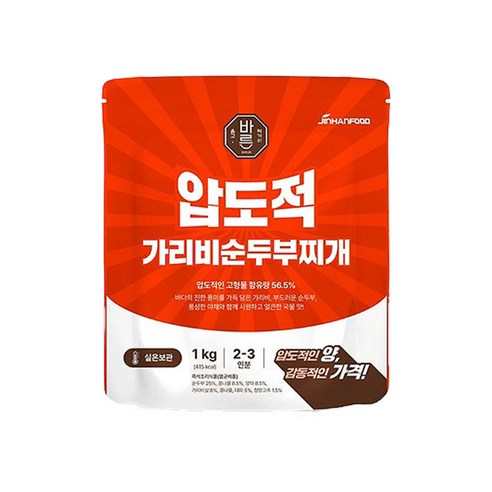진한식품 압도적 가리비 순두부찌개