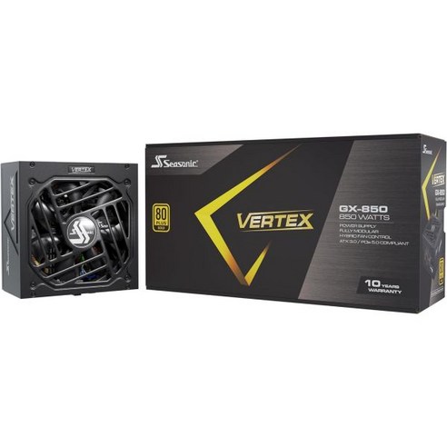 Seasonic Focus V3 GX 1000 | 1000W 80+ Gold ATX 3.0 PCIe 5.0 Ready 풀 모듈 저소음 프리미엄 일본어 캐패시터 Nvidia RT, VERTEX GX ATX 3.0_850W, 1개