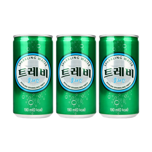 트레비 탄산수 플레인, 190ml, 20개