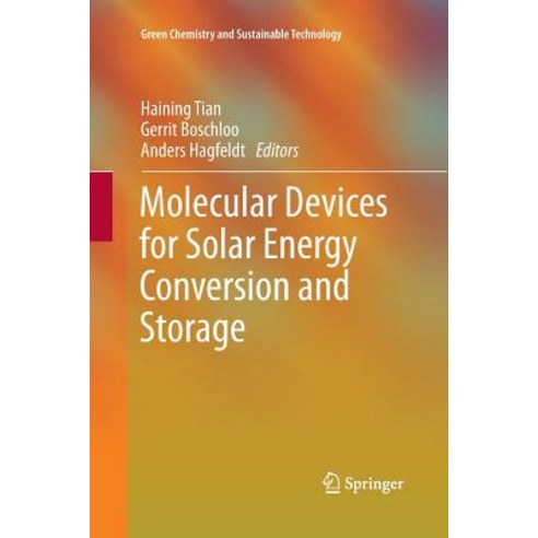 (영문도서) Molecular Devices for Solar Energy Conversion and Storage Paperback, Springer, English, 9789811355257