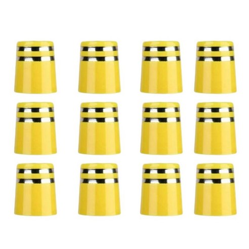 골프 페룰 .355 20mm 12Pcs 언 샤프트 골프 액세서리, 플라스틱, 노랑