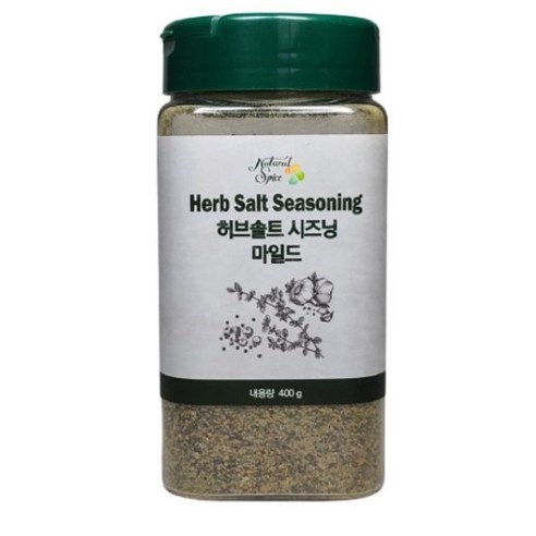 내츄럴스파이스 허브솔트시즈닝 마일드, 400g, 2개