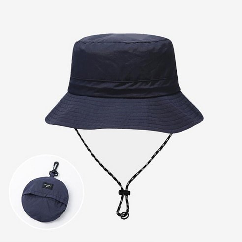 리츠제이 남녀공용 포켓햇 스트링 조절 버킷햇 양면 모자