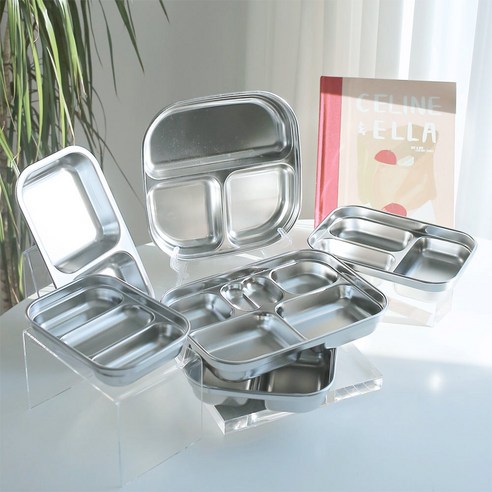 건강과 편리함을 담은 똑똑한 스테인리스 식판