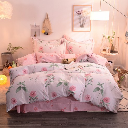 GoGold 침구 - 두 꺼 운 보온 순면 마모 침구 4 종 세트 1.2m / 1.5m / 1.8m, SKU-05