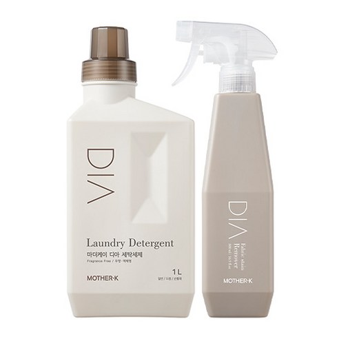 마더케어 디아 유아세제 1L + 얼룩제거제 500ml 세트, 6세트