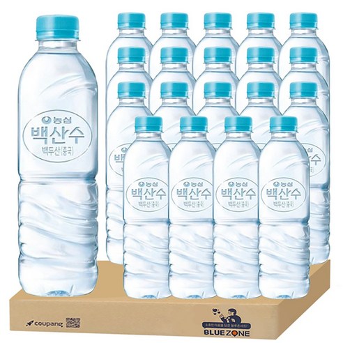 백산수 무라벨 500ml x 20개