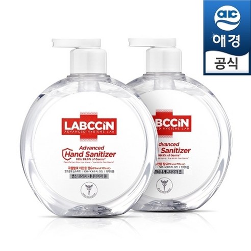 애경 랩신 손소독제 새니타이저 겔 500mlx2개, 500ml, 2개