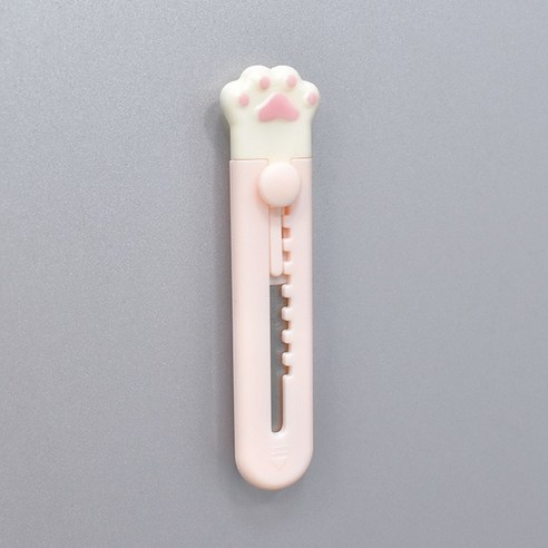 치유 시스템 귀여운 3D 자석 천사 심장 장식 냉장고 자석, (유틸리티 나이프) 핑크 고양이 발, 중간