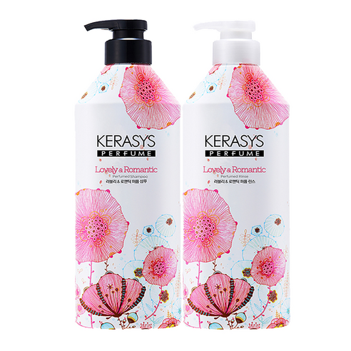 케라시스 퍼퓸 러블리 샴푸 980ml x 2p + 린스 980ml 세트, 1개