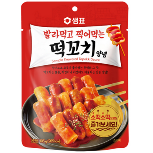 샘표 떡꼬치 양념, 105g, 3개