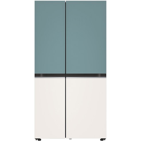 [색상선택형] LG전자 디오스 오브제컬렉션 832L 양문형 냉장고 방문설치, S834MTE10