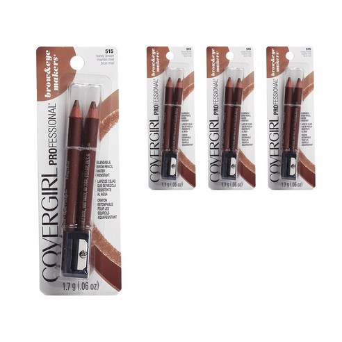 커버걸 프로페셔널 브로우 & 아이 마커 1.7g, Honey Brown, 8개