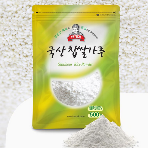 배대감 찹쌀가루, 500g, 2개