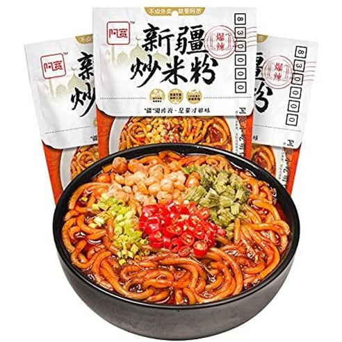 아교신강 볶음쌀가루 335g 중화식자재 중화명물 중화인스턴트 라면 속식 방변면 쌀가루 중화식품 중화요리 즉석비훈 3봉