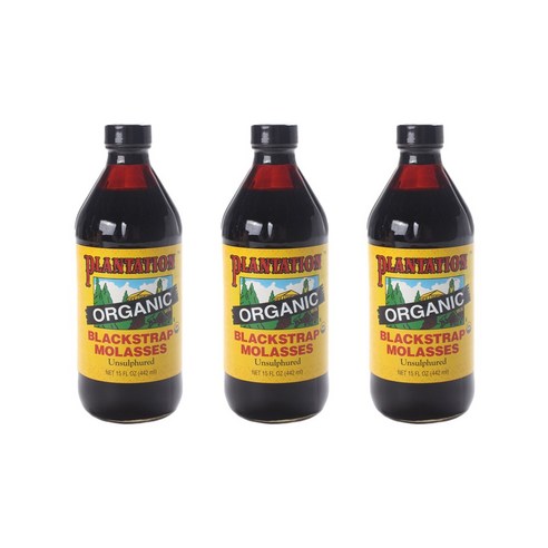 플랜테이션 블랙스트랩 몰래스, 442ml, 3개