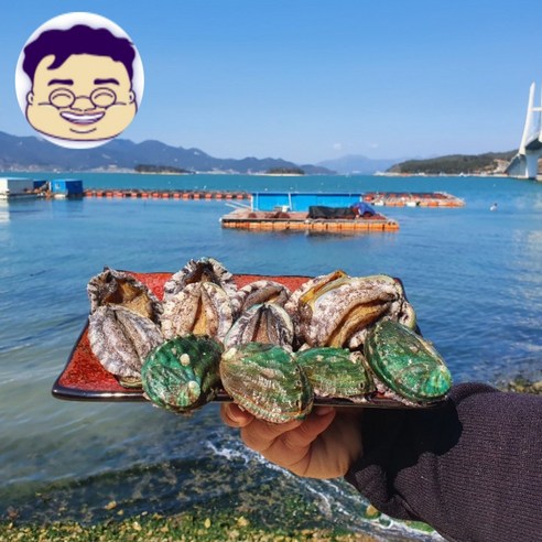 가람 완도산 소전복18-20미 1kg+손질솔증정