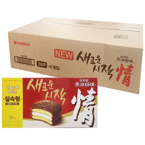 오리온 초코파이, 1.17kg, 6개