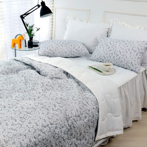 스코홈 빅리플 여름 차렵이불 패드 3종 세트