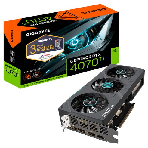 GIGABYTE 지포스 RTX 4070 Ti EAGLE OC V2 D6X 12GB 피씨디렉트